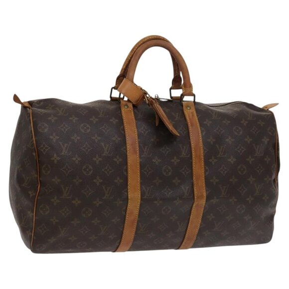 LOUIS VUITTON Monogram Keepall 50 Boston Bag M41426 LV Auth 115758 - Picture 1 of 16